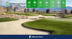 Desktop Screenshot of mountainfalls.com