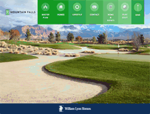 Tablet Screenshot of mountainfalls.com